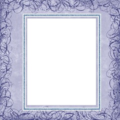 cadre,glitters bleu