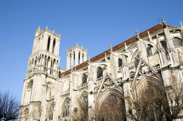 Coll&eacute;giale Notre-Dame de Mantes-la-Jolie, Yvelines, France