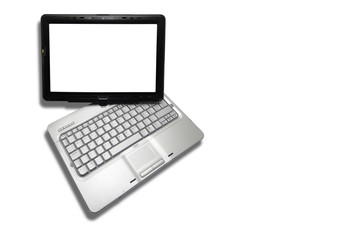 Notebook isolated against a white background