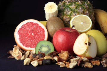 Assortment of fruits