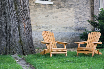 Cottage adirondack chairs