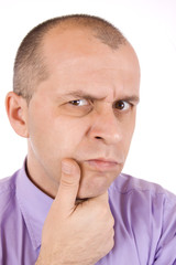 Fototapeta premium Worried businessman