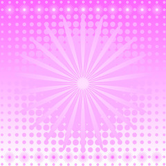Gentle pink abstract background with a flower (vector)