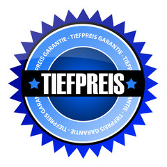 Button Tiefpreis