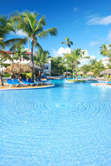Tropical swimming pool