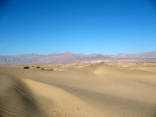 Fototapeta na wymiar Sand dunes in Death Valley, California