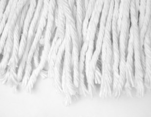 white fabric close-up