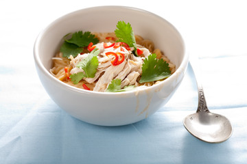 Delicious noodles dish