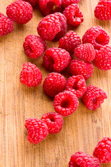 berries of a raspberry.