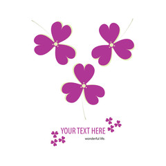 Abstract flower design