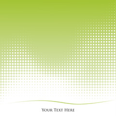 Green dots ecological background