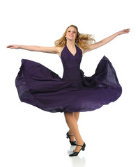 Naklejka premium Woman Dancing