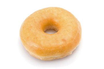 Doughnut or donut isolated on white background.