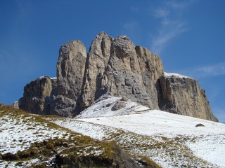 Fototapeta na wymiar szczyt w Dolomitach
