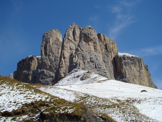 szczyt w Dolomitach