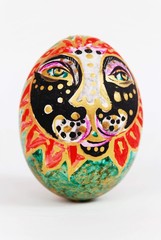 Typical traditional german easter decoration