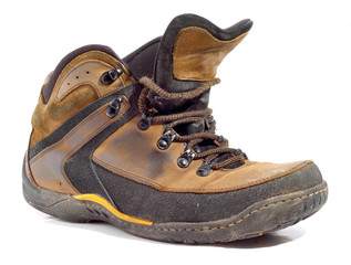 worn boot
