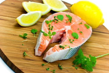 Lachs - Roh mit Gewürzen