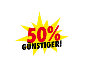 50% Rabatt