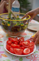 salade de tomates