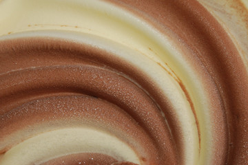 Ice-cream close up