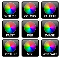 Web Safe Color Palette - obrazy, fototapety, plakaty