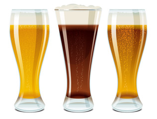 Beer glasses