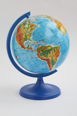 globe isolated on white background