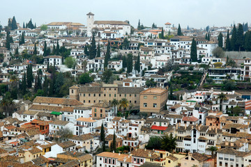 Fototapeta na wymiar Panorama di Granada