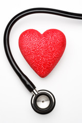 Stethoscope and heart