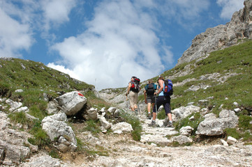 bergwandern bergsteigen