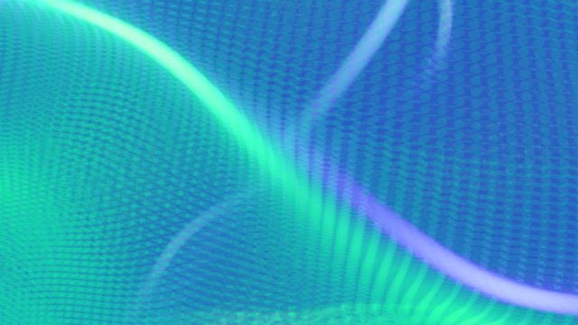 Abstrakte Animation aus Gitternetz Linien - Schleife