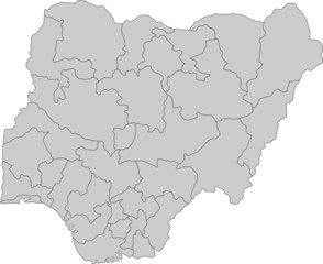 Karte Nigeria