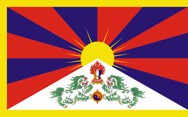 Flag of free Tibet