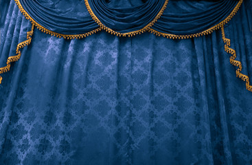 Bluestage curtain