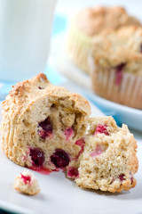 Cranberry muffins