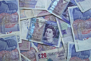 twenty pound notes