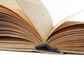 old open book
