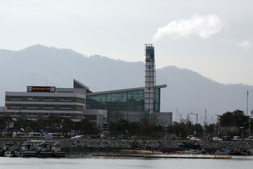 Obraz premium jinhae am Morgen