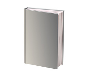 There is a book with grey cover