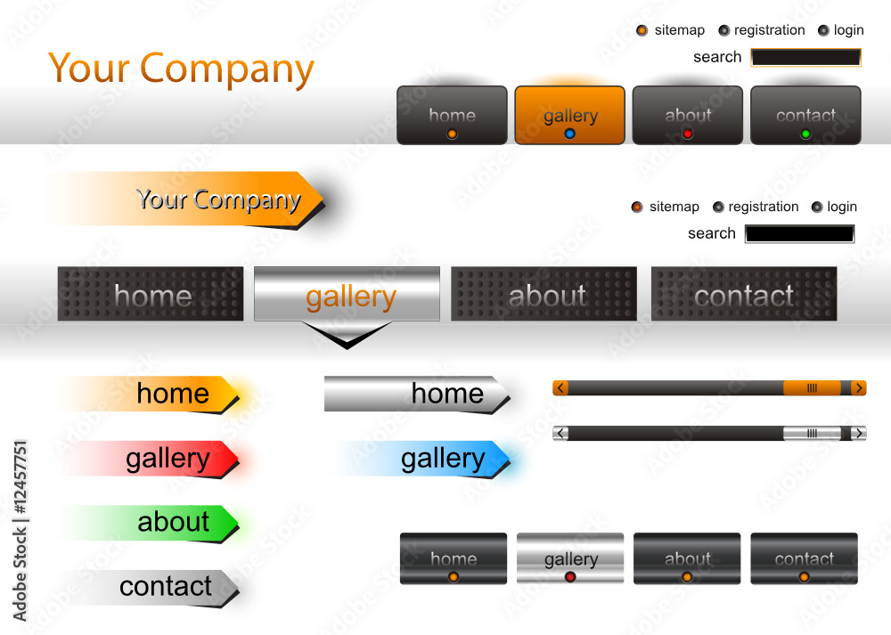 Canvas Prints editable website buttons
