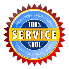100% Service Button