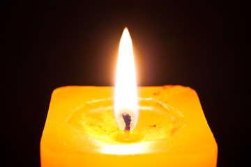 burning candle
