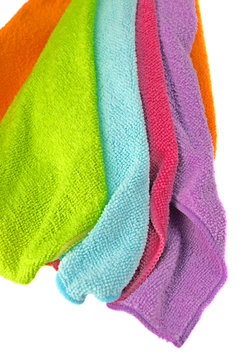 des chiffonnettes de m&eacute;nage en microfibres