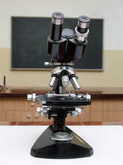 Old school microscope