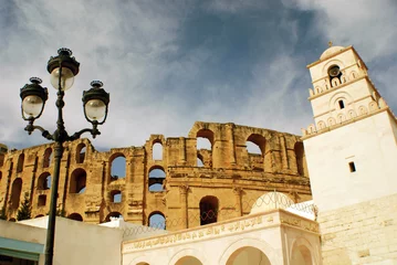 Deurstickers El Djem, Tunisia © Daniel Meunier