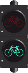 Fahrradampel grün