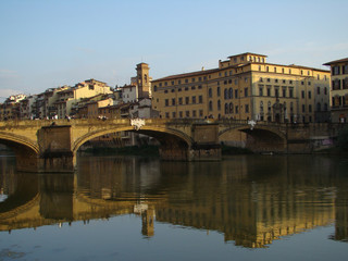 most Santa Trinita we Florencji © Malgorzata Kistryn