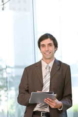 portrait of young confident business man