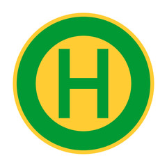 Fototapeta premium symbol bushaltestelle
